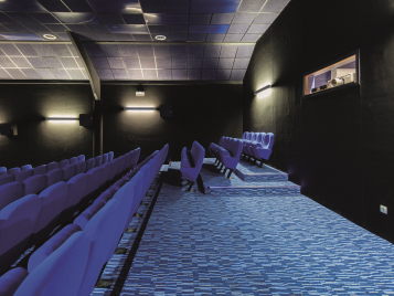Flotex flocked flooring - cinema